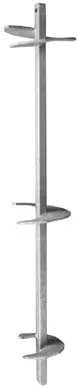 Hubbell Power 012642EJN 7 Foot 2-Helix Steel Anchor