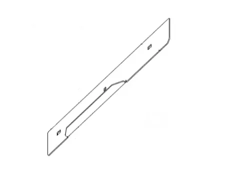 Hustler OEM 113333 Front Right Side Adj. Baffle or Discharge - Side Baffle Fits Hustler 2011 - 2017 Super Z and 2013 - 2017 Super Z HD Models (66 in. Side Discharge Models Only).