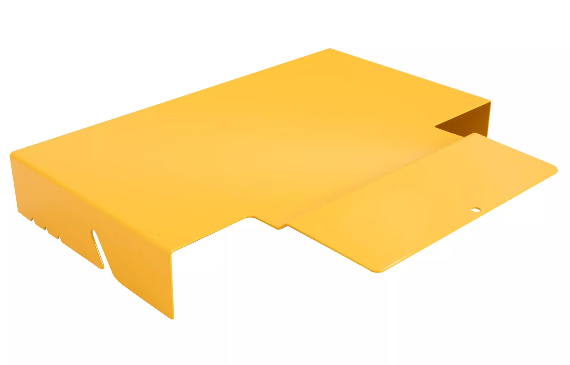 Hustler OEM 123717-1 Mower Deck Pulley Cover (Left Side - Painted Yellow) Fits Hustler 2018 - Current Super Z, Super Z HD and 2018 - 2025 Diesel Z Models (72 in. Rear Discharge Models Only).