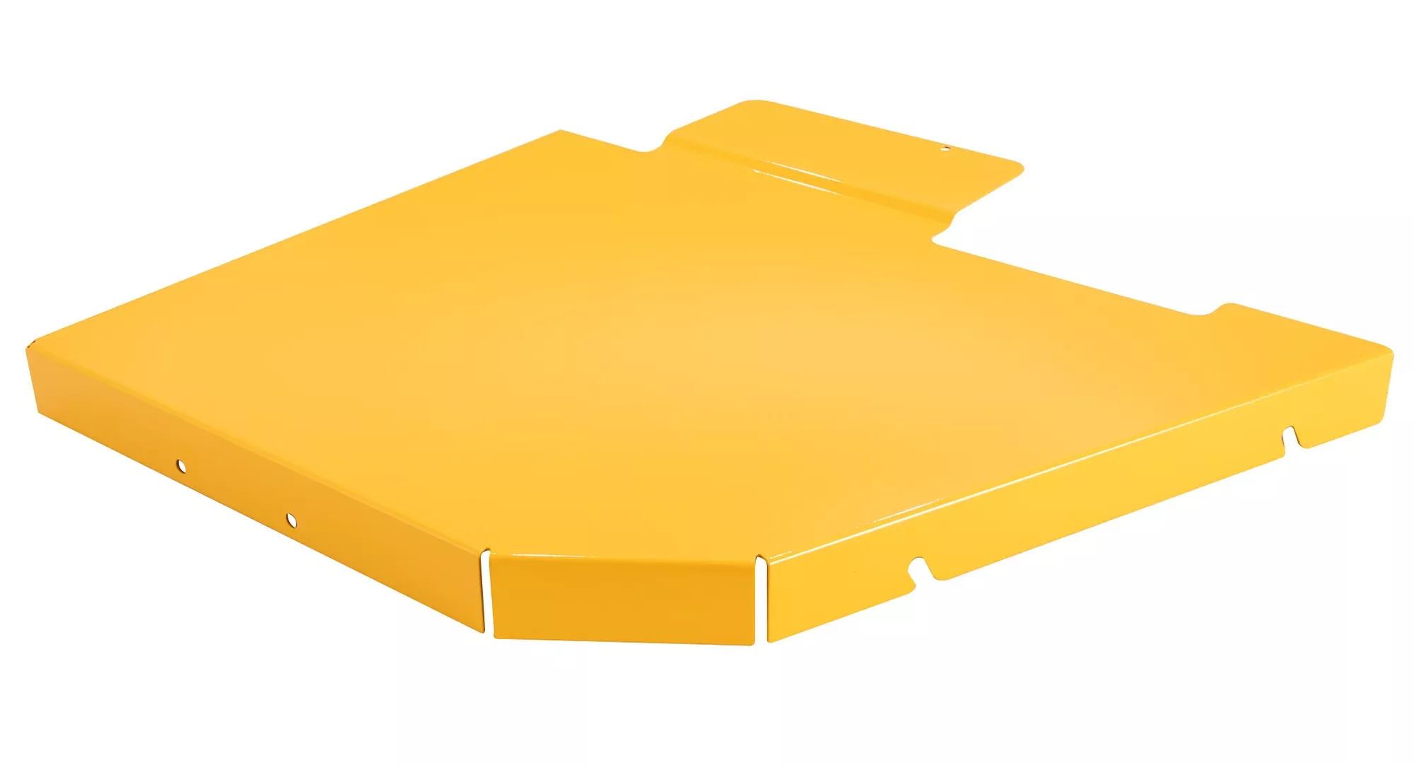 Hustler OEM 123718-1 Mower Deck Pulley Cover (Right Side - Painted Yellow) Fits Hustler 2023 - Current Super Z, Super Z HD Models (72 in. Rear Discharge Models Only).