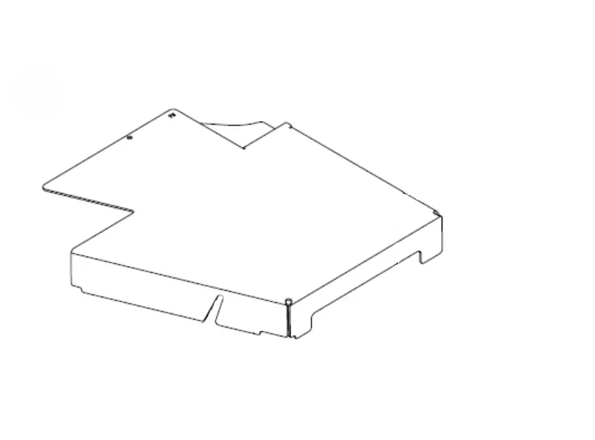 Hustler OEM 123773-1 Mower Deck Pulley Cover (Left Side or Cutting-Edge Side - Painted Yellow) Fits Hustler 2018 - 2022 Super Z, Super Z HD and Diesel Z Models (72 in. Side Discharge Models Only)