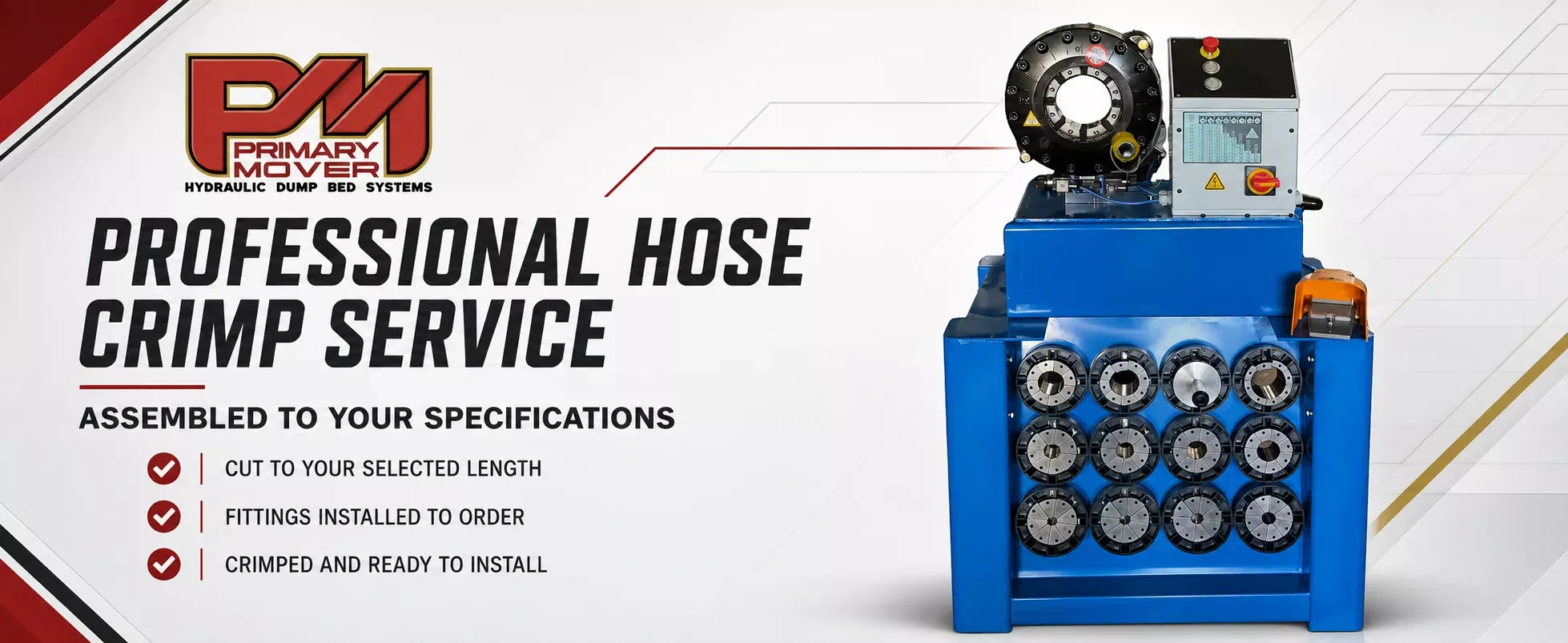 Hydraulic Hose Assembly & Crimping Service