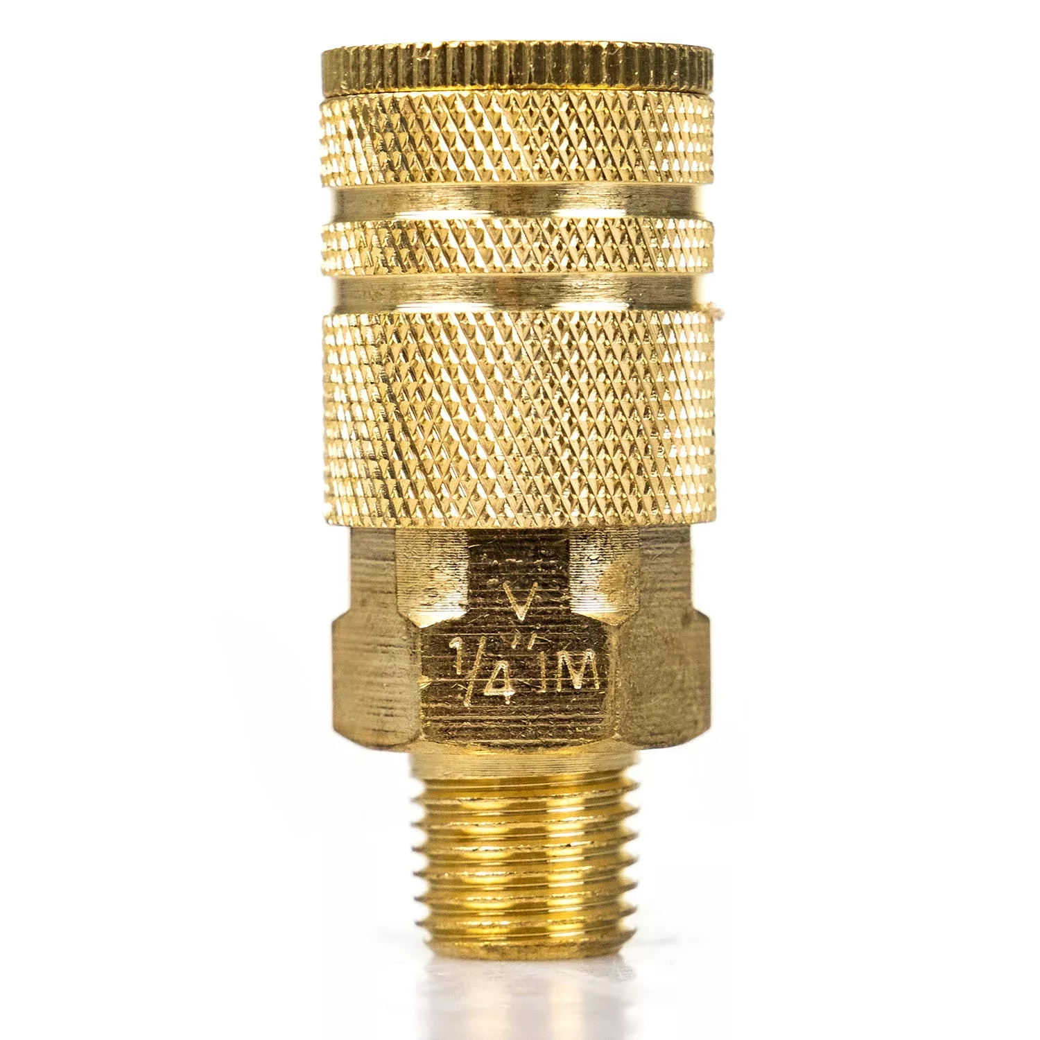Industrial Style 1/4" NPT 1/4" Body Air Compressor Quick Coupler 6 Bal