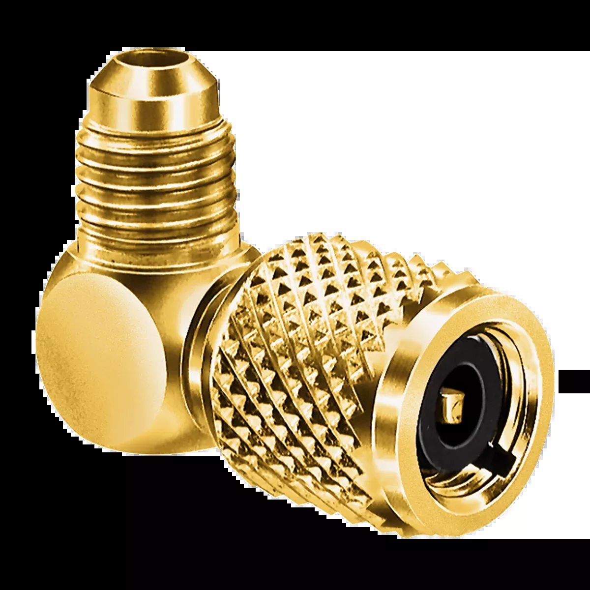JB Industries QC-E64 Quick Coupler Elbow, 3/8" QC x 1/4" SAE (no depressor)