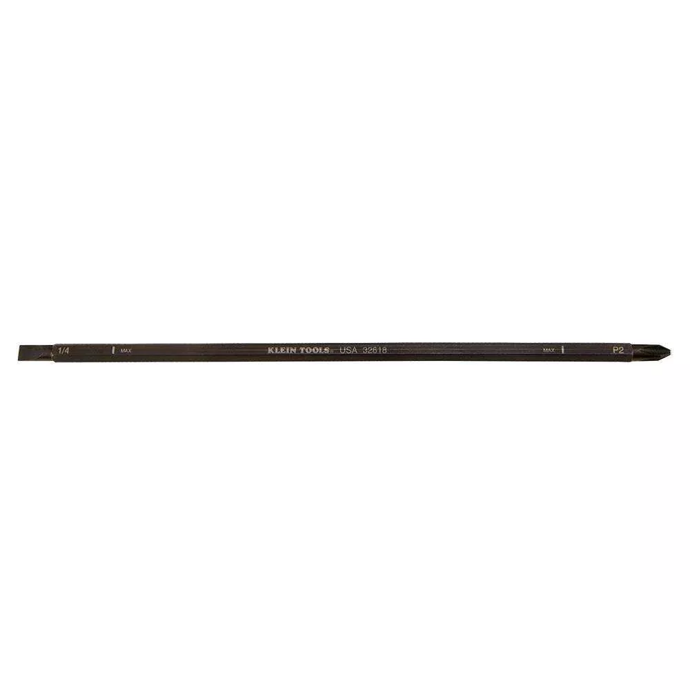 Klein Tools 32618 Adj Screwdriver Blade #2 Phillips 1/4-Inch Slotted