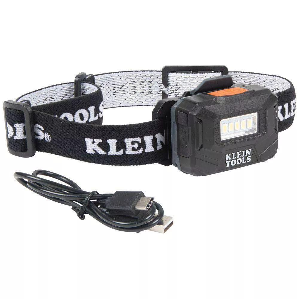 Klein Tools 56049 Rechargeable Light Array LED Headlamp with Adjustable Strap