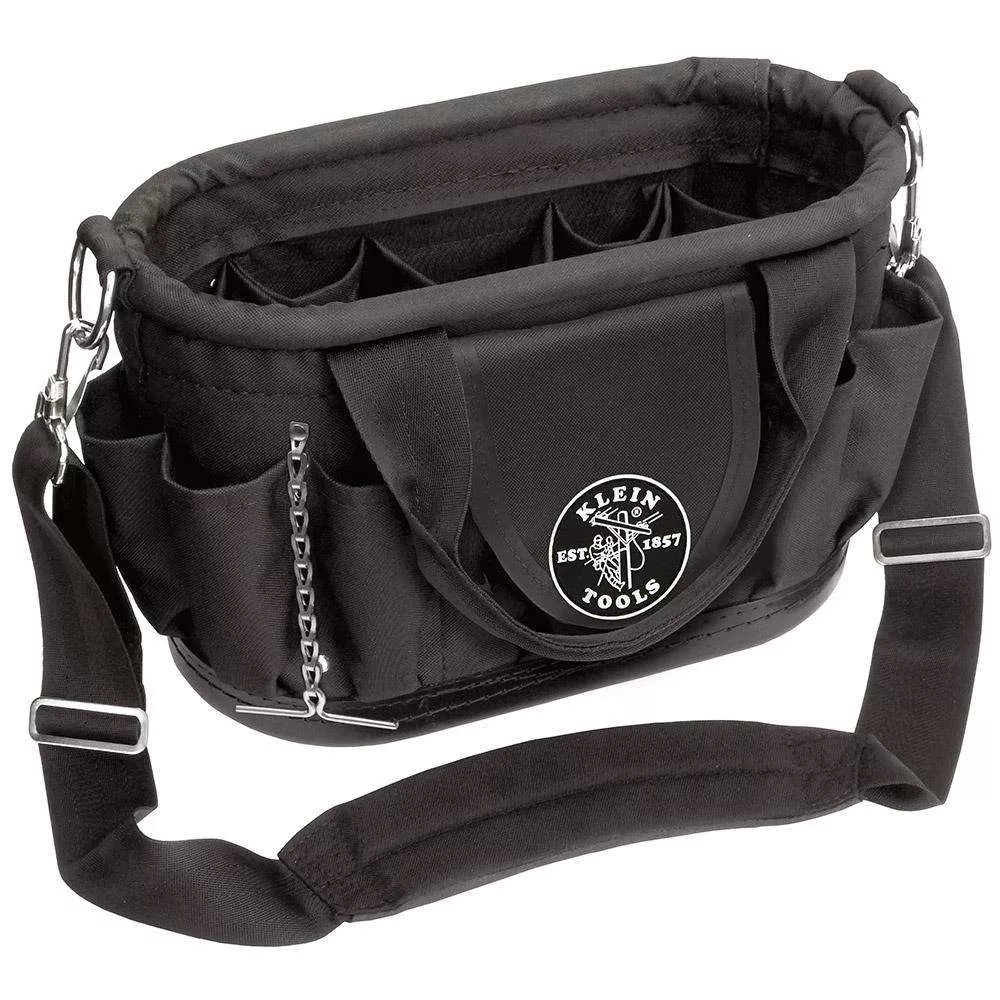 Klein Tools 58890 17 Pocket Tool Tote with Shoulder Strap