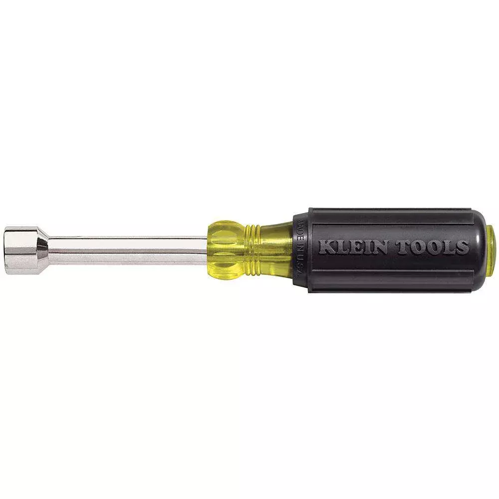 Klein Tools 630-1/2 1/2-Inch Nut Driver, 3-Inch Shaft, Cushion-Grip