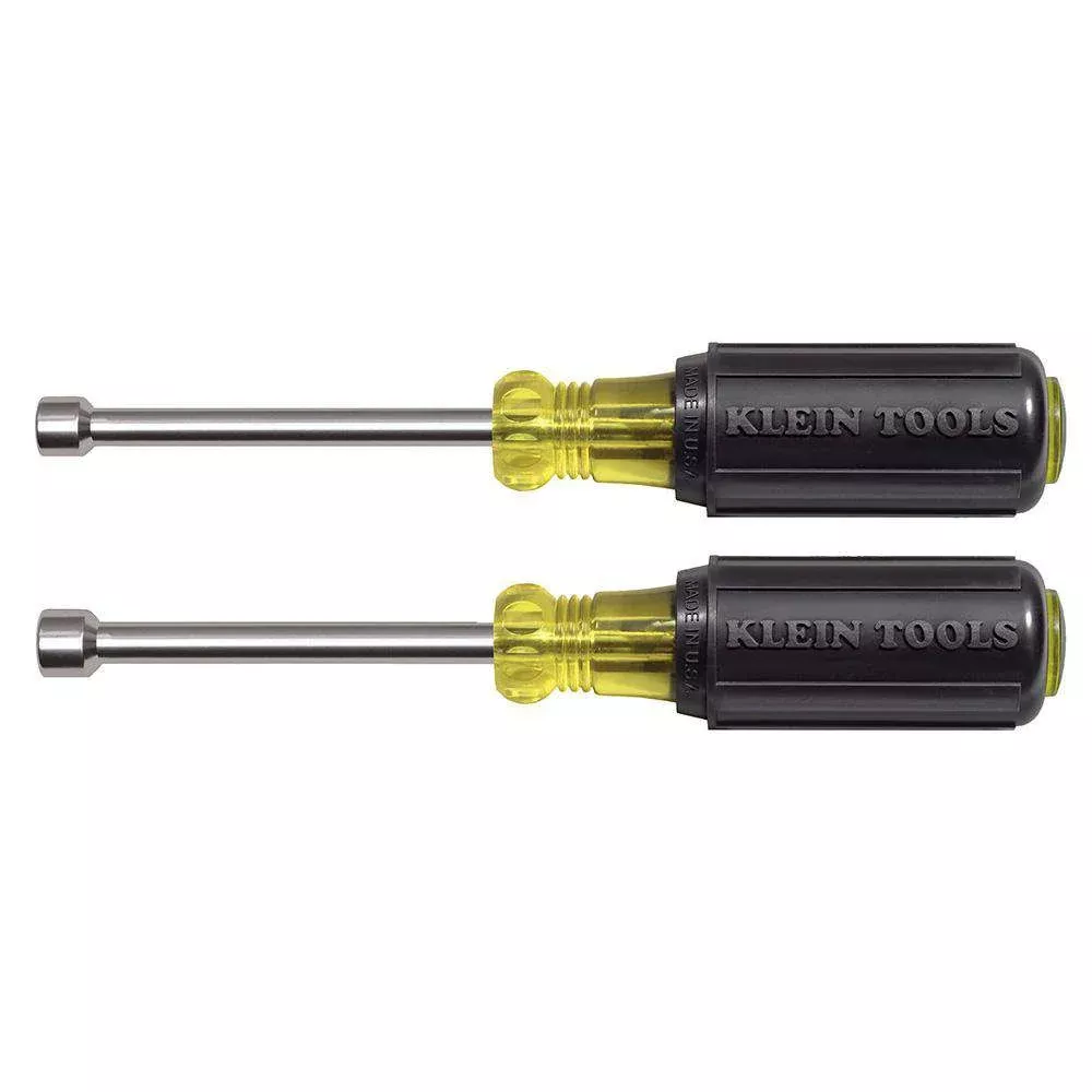 Klein Tools 630M Magnetic Nut Driver Set, 3-Inch Shafts, 2-Piece
