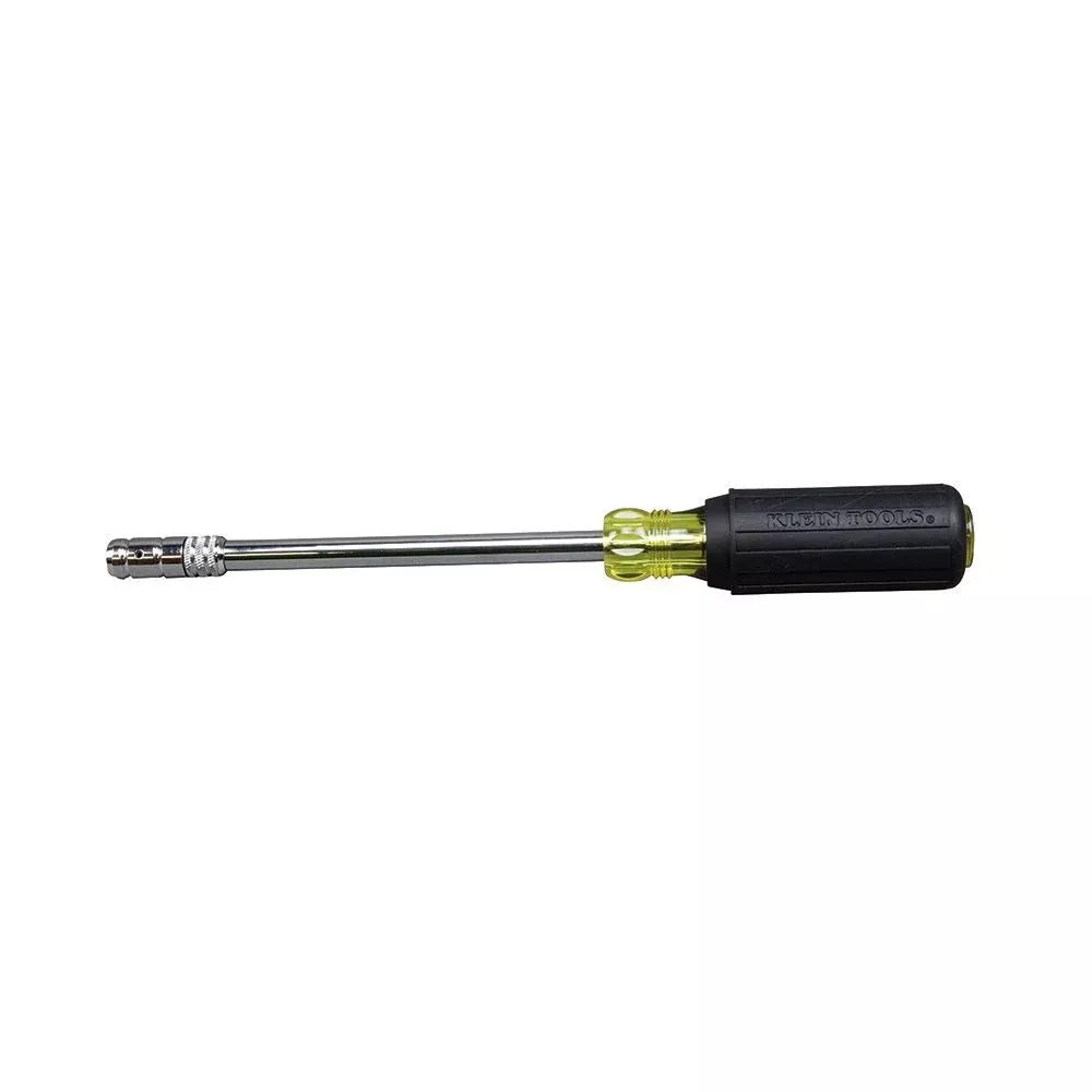 Klein Tools 65129 2-in-1 Nut Driver, Hex Head Slide Drive™, 6-Inch