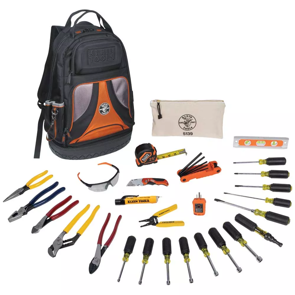 Klein Tools 80028 Electrician's Tool Kit, 28-Piece