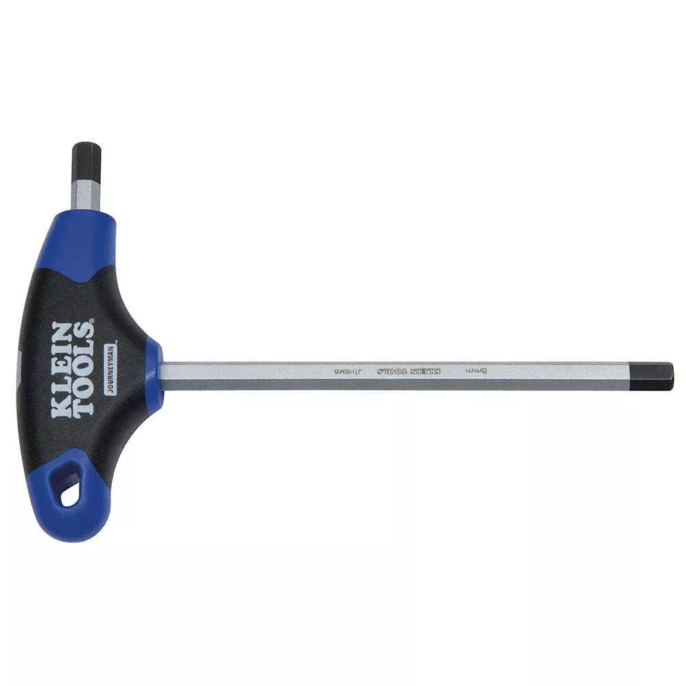 Klein Tools JTH6M2 2 mm Hex Key, Journeyman T-Handle, 6-Inch