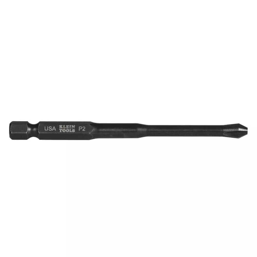 Klein Tools PH2-35-5 PH2355 #2 Phillips Power Drivers - 3-1/2" Bit - Pack of 5