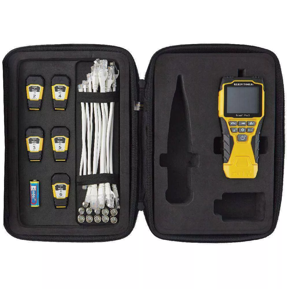 Klein Tools VDV501-853 Scout Pro 3 Tester with Test + Map™ Remote Kit