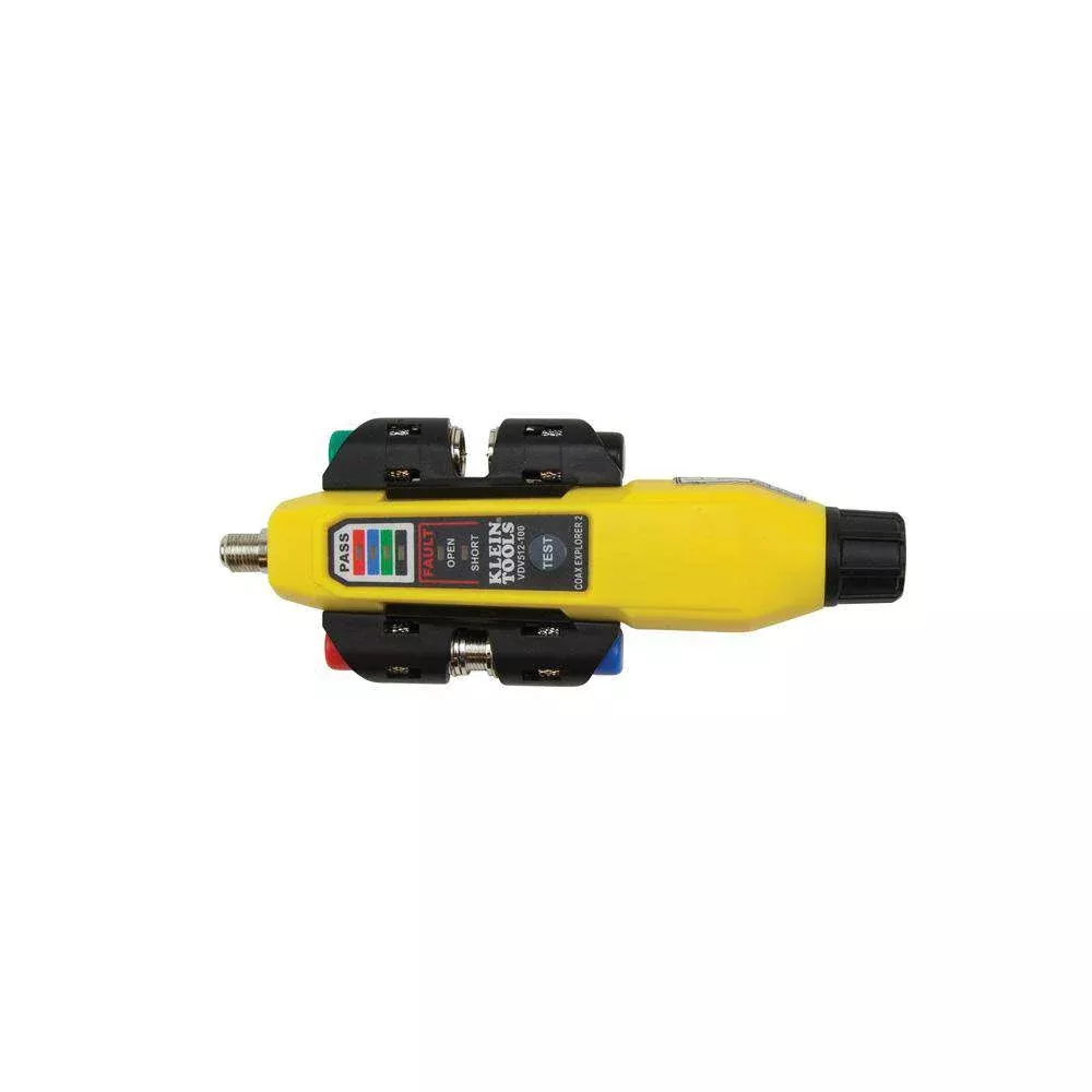 Klein Tools VDV512-101 Cable Tester, Coax Explorer 2 Tester with Remote Kit