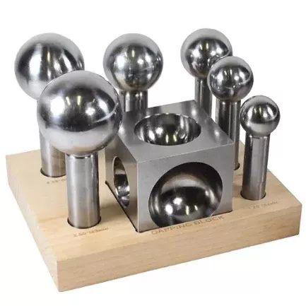 Large Dapping Punch Set - 8 Piece