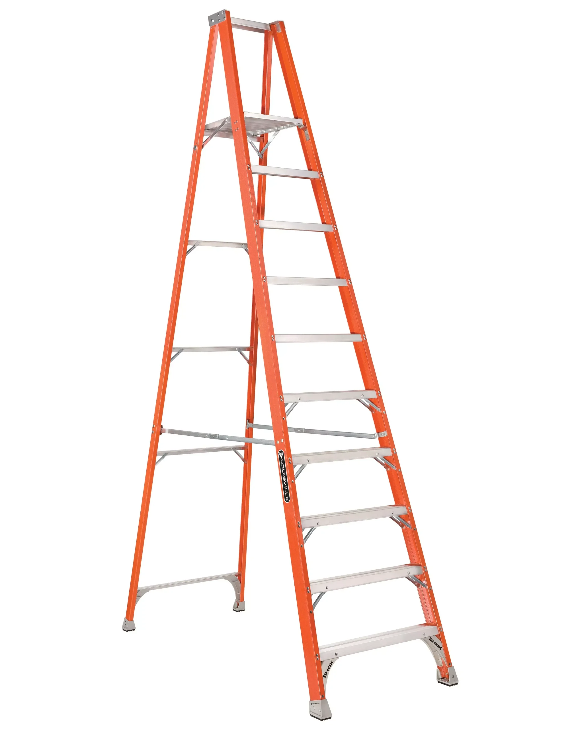 LOUISVILLE FP1510 10FT FBGL STEP LADDER