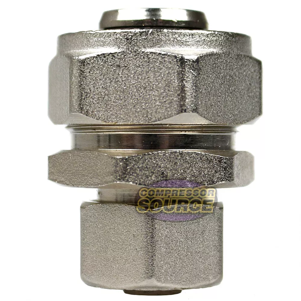 Maxline Reducing Union 3/4" - 1/2" Fitting 175 PSI Nickel Plated Brass