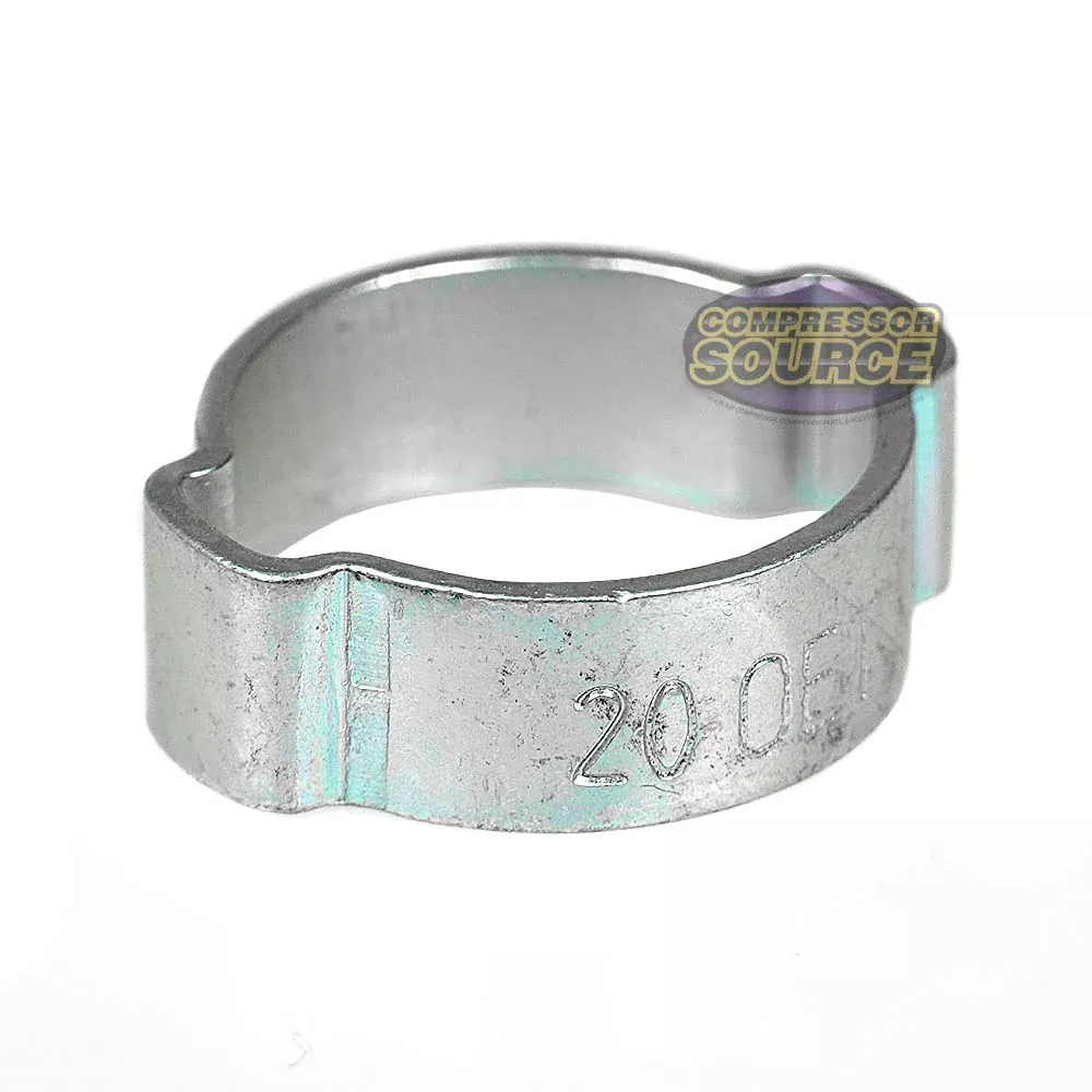 Midland Metal 9/16" Two Ear Hose Clamp for OEM Applications Carbon Ste