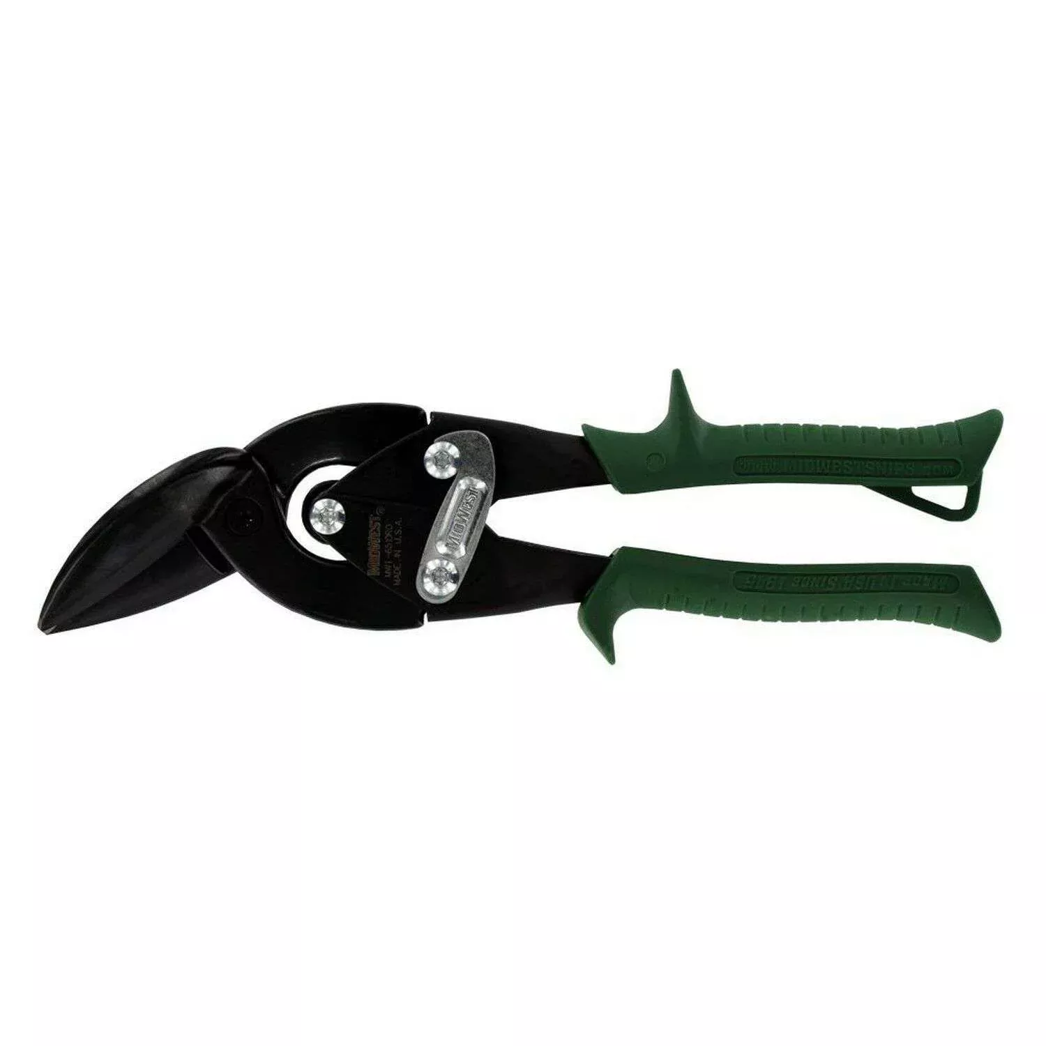 Midwest MWT-6510RO Right-Cutting Offset Aviation Snip - Blackout Series
