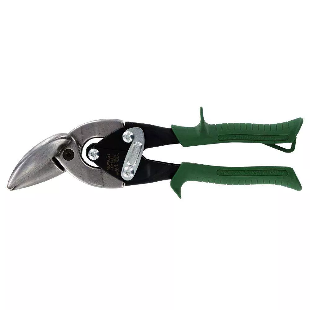 Midwest MWT-SS6510R Special Hardness Offset Aviation Snip - Right-Cutting