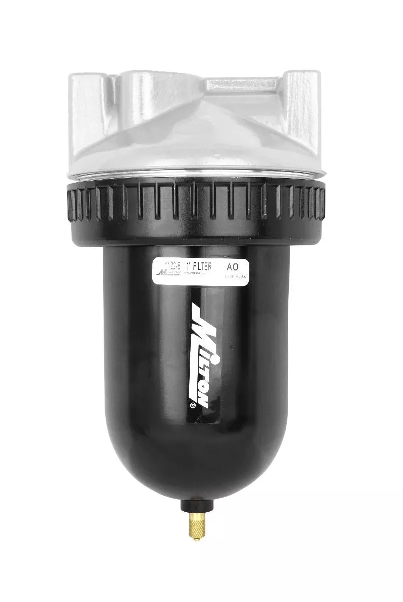 Milton 1" NPT Compressed Air Overnight Moisture Water Filter Trap