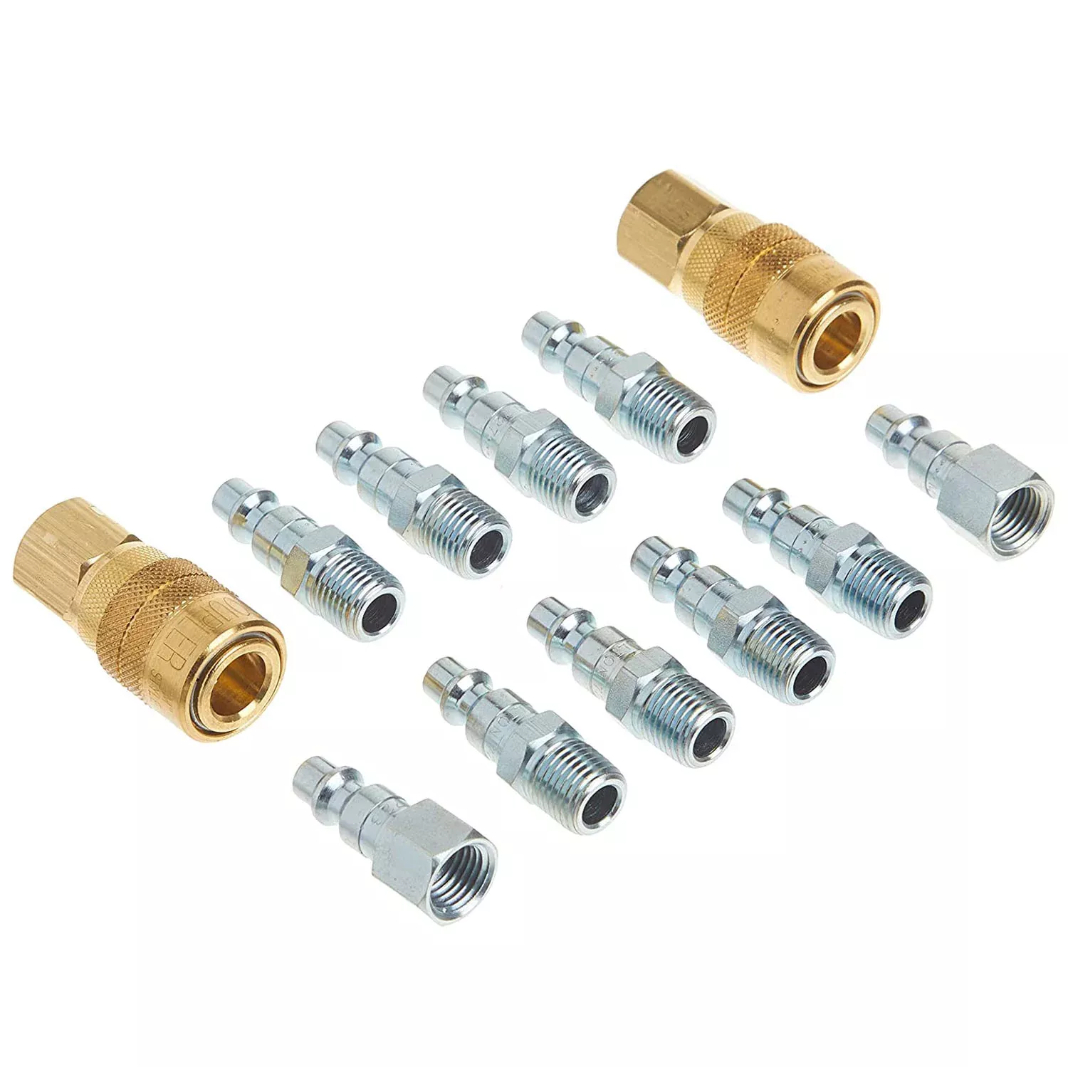 Milton S-210 12 Piece M Style Coupler and Plug Kit 1/4" NPT Made in Th