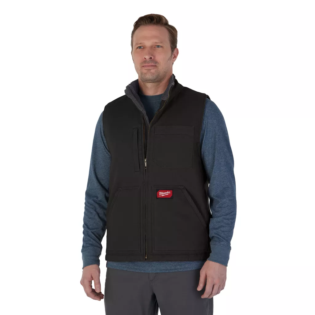 MILW 801B-XL Sherpa-Lined Vest - Bl