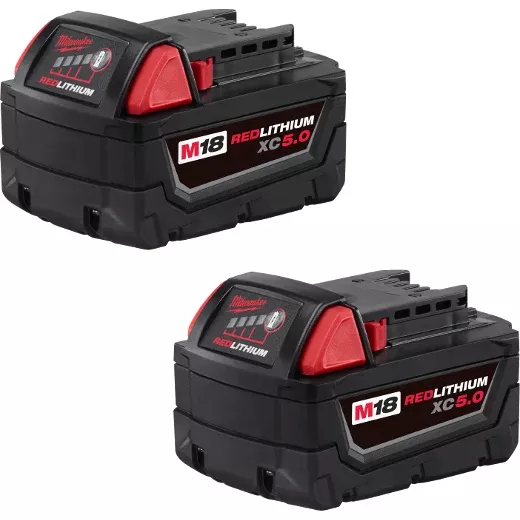 Milwaukee 48-11-1852 M18™ REDLITHIUM™ XC5.0 Extended Capacity Battery 2-Pack