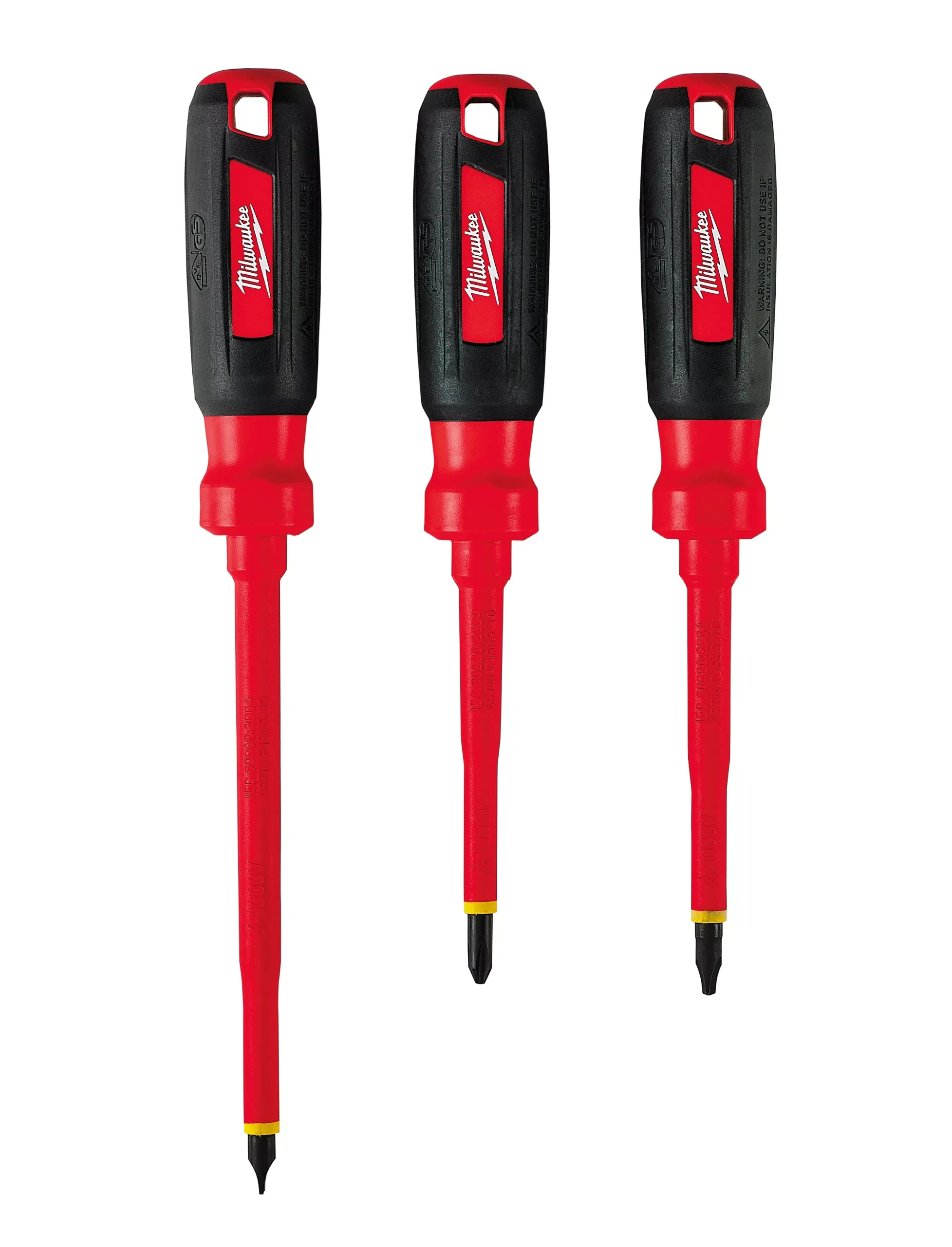 Milwaukee 48-22-2202 3pc 1000V Insulated Screwdriver Set