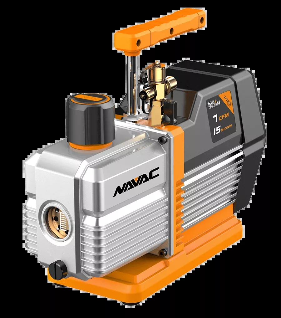 NAVAC NP7DP 7 CFM 2-Stage/Dual-Voltage Vacuum Pump, PRO Series