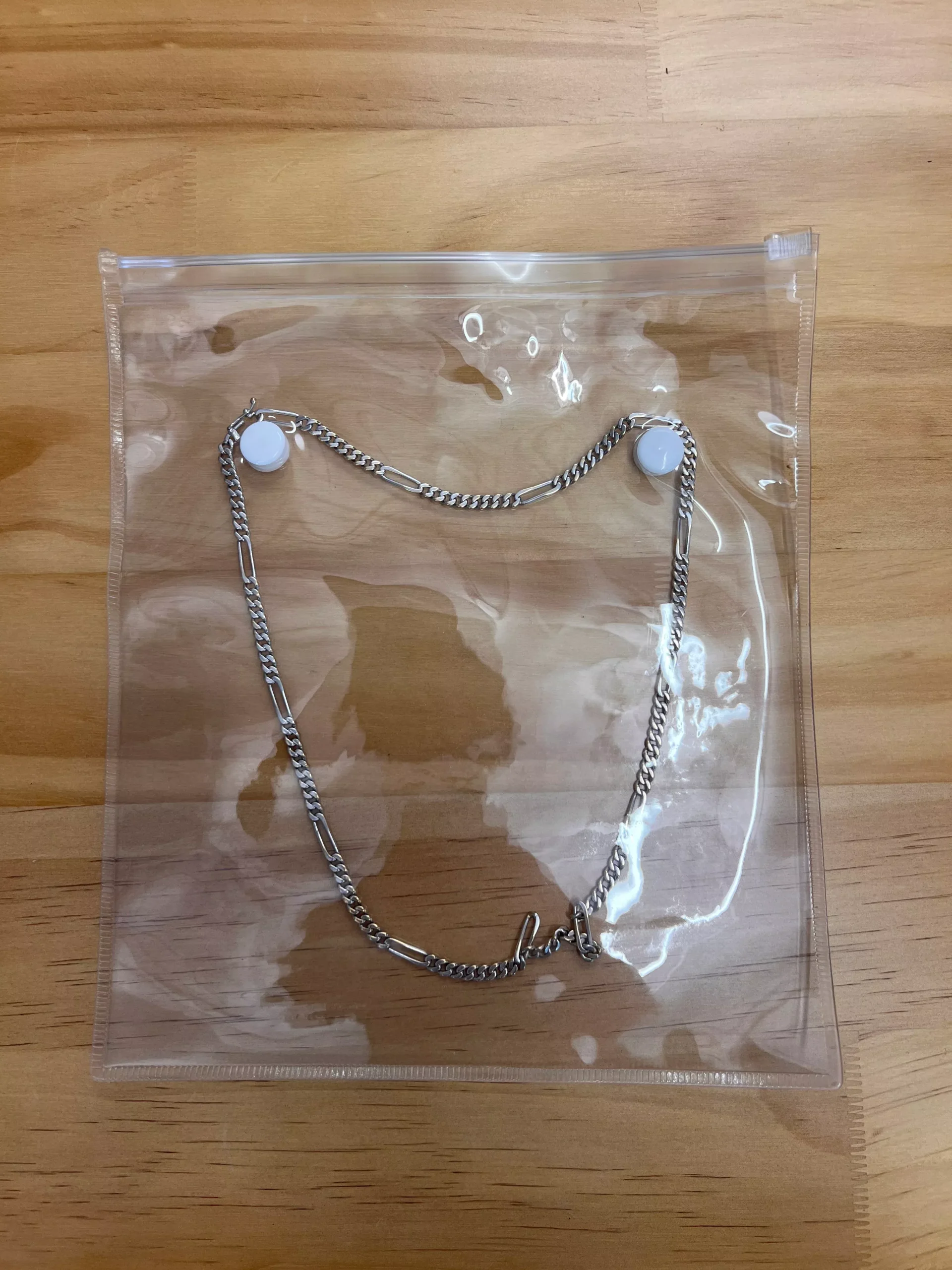 Necklace Re-Closable PVC Pouch