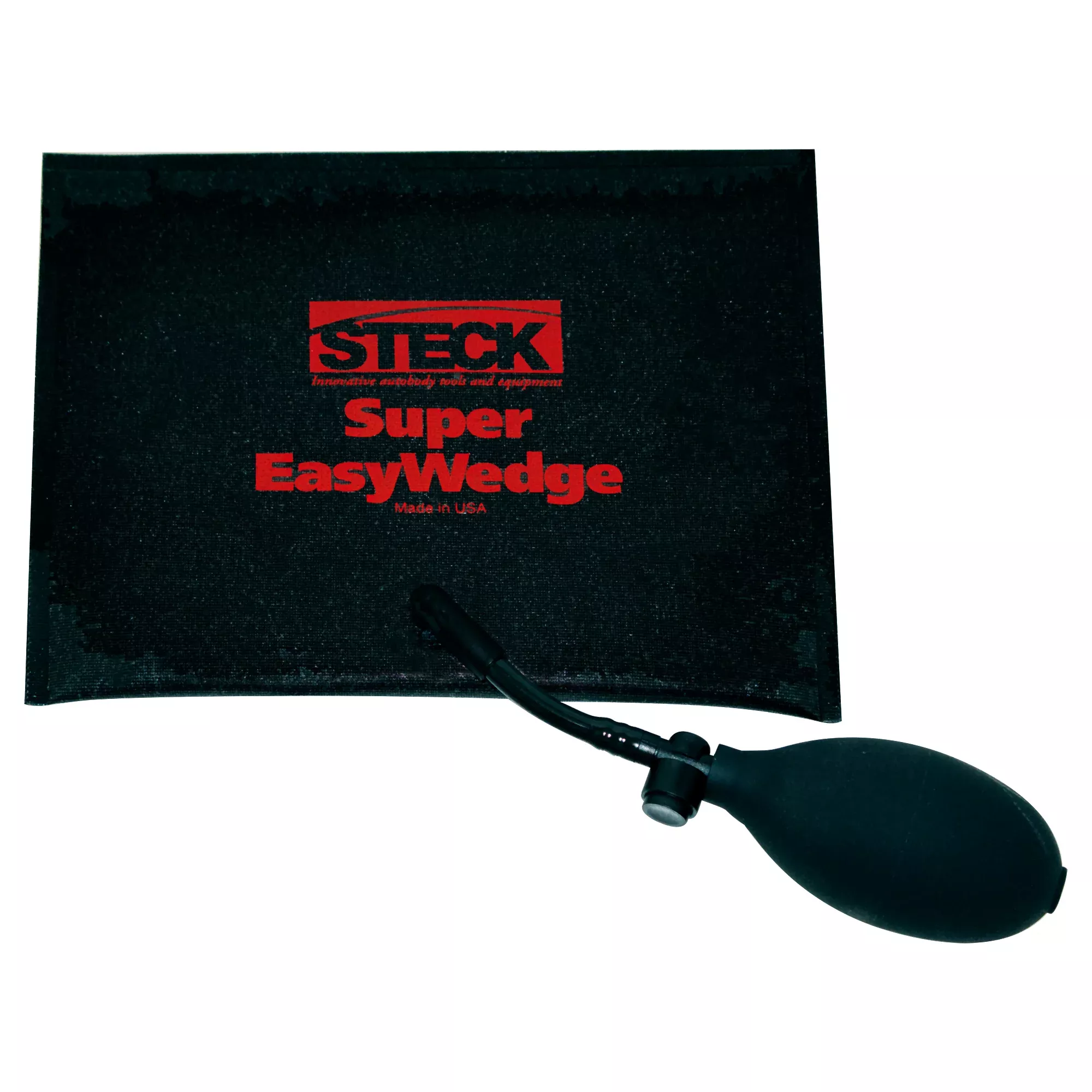 NEW!! The bigger version of our classic EasyWedge. Versatile 7” x 9” durable wedge for vehicle access, commercial, at-home uses. Super EasyWedge Bag is compact, lightweight build, non-marring protects surfaces
