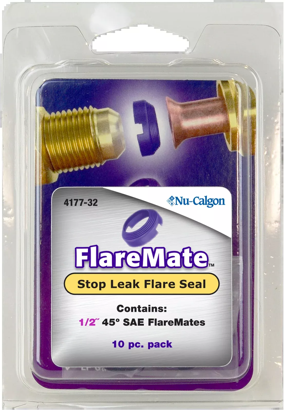 Nu-Calgon 4177-32 1/2" FlareMate Seal Kit, 10 pack