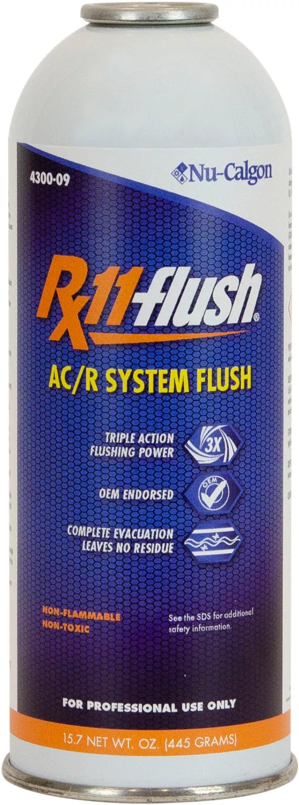 Nu-Calgon 4300-09 Rx11-flush 1 lb. Canister, AC/R System Flush