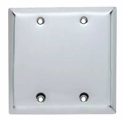 P&S SB23CH PLATE 2G BLANK CHROME