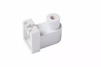 Pass & Seymour 466 Pedestal Type, Recessed, Plunger, Quick Wire Terminals (For All Sizes Of LamPass & Seymour T-12, T-8 And T-6), White