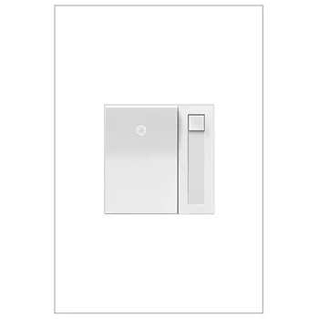 Pass & Seymour ADPD453L-W2 450W Paddle Dimmer Single Pole 3-Speed LED/CFL - White