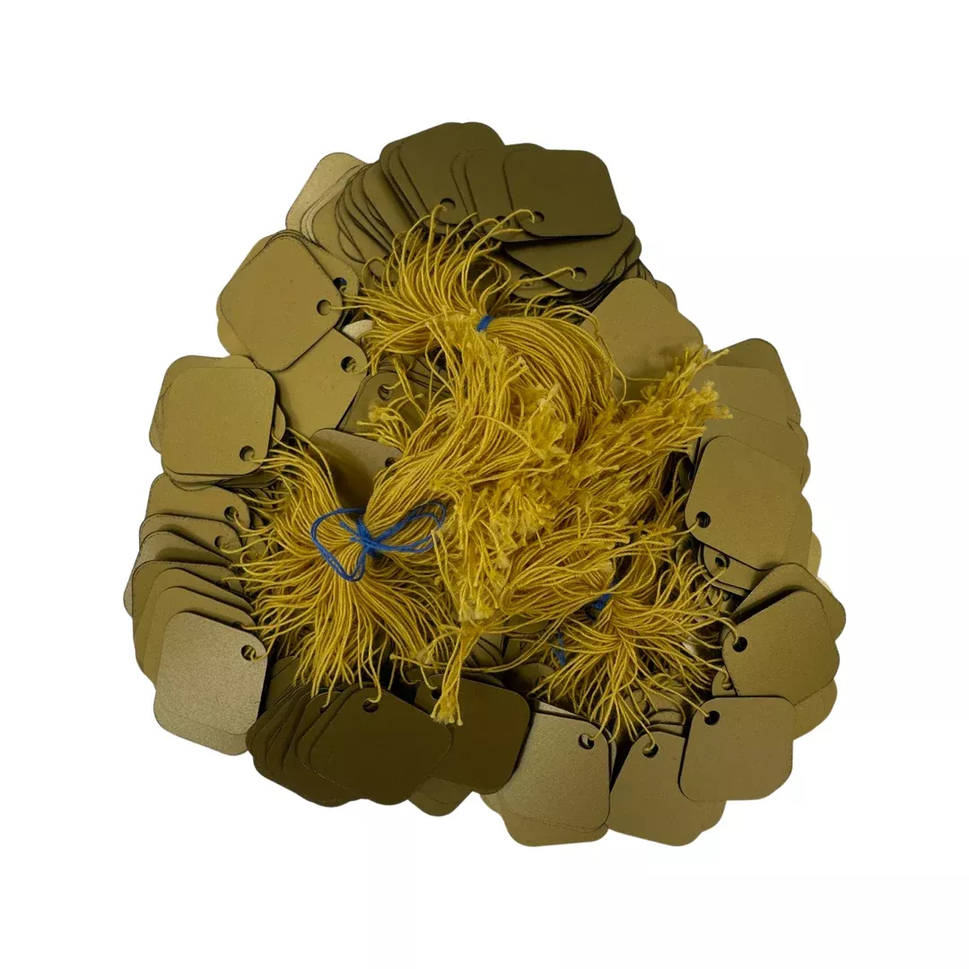 Plastic String Jewelry Tags