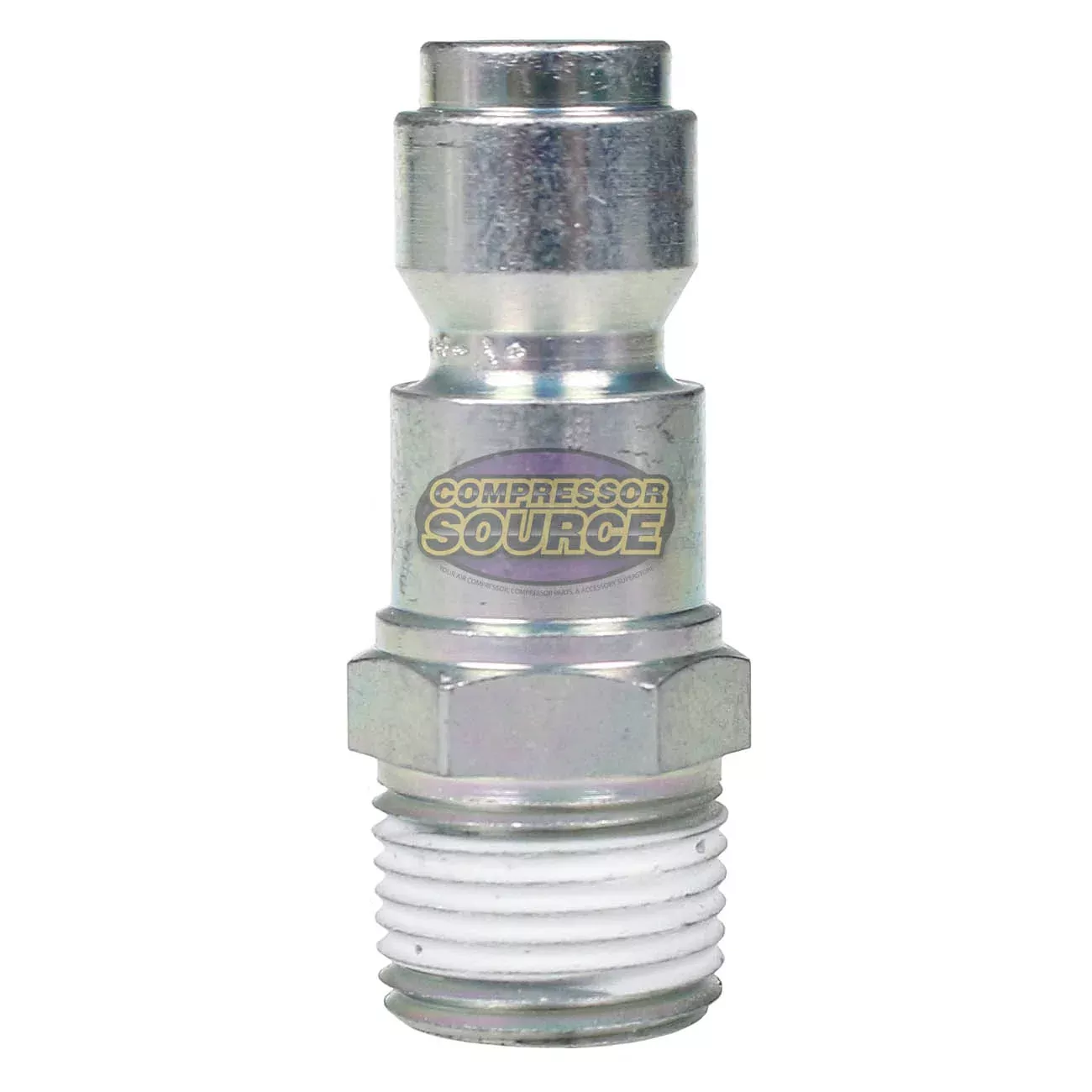 Prevost 3/8" MNPT Plug Truflate Adaptor T-Style Corrosion Proof URP086