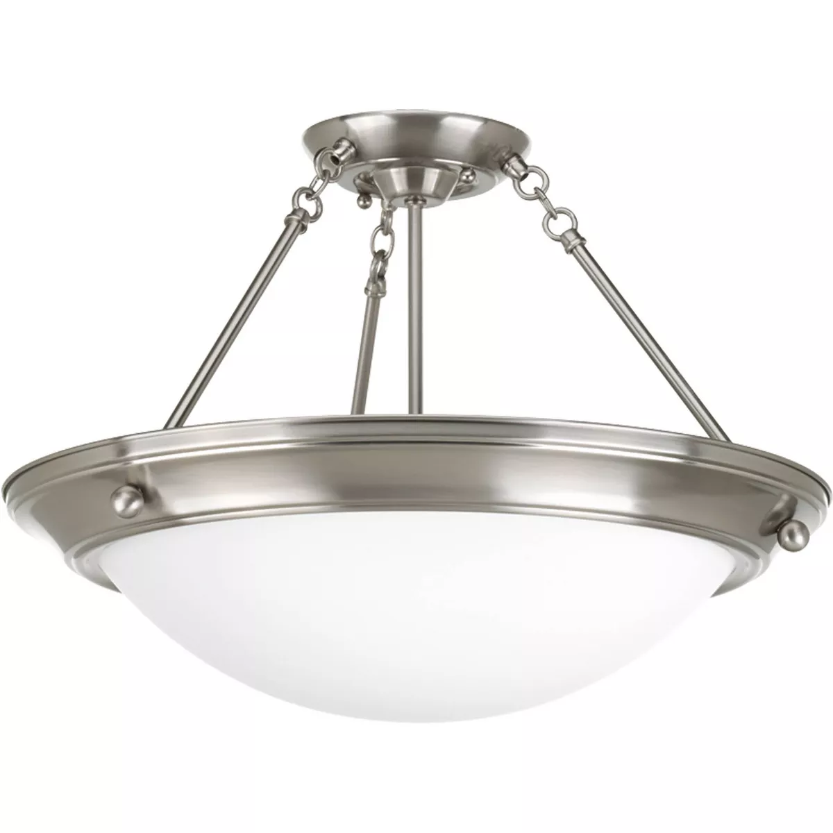 Progress P3569-09 Eclipse Collection Three-Light 19-3/8" Close-to-Ceiling