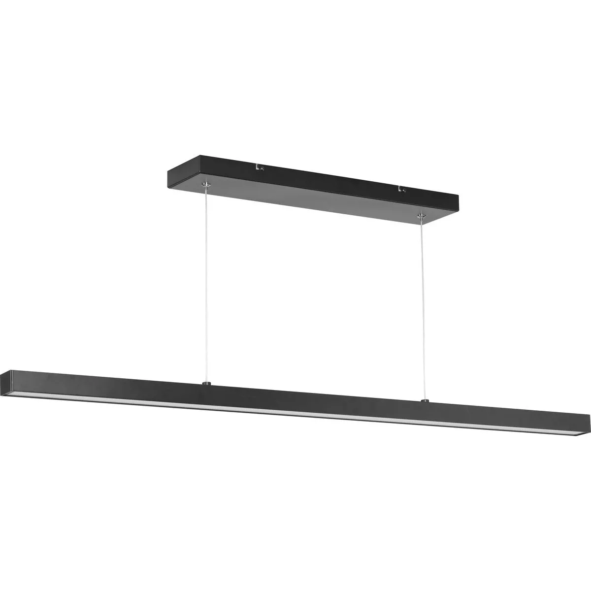 Progress P500276-031-30 Planck LED Collection Matte Black White Shade Modern Pendant Light