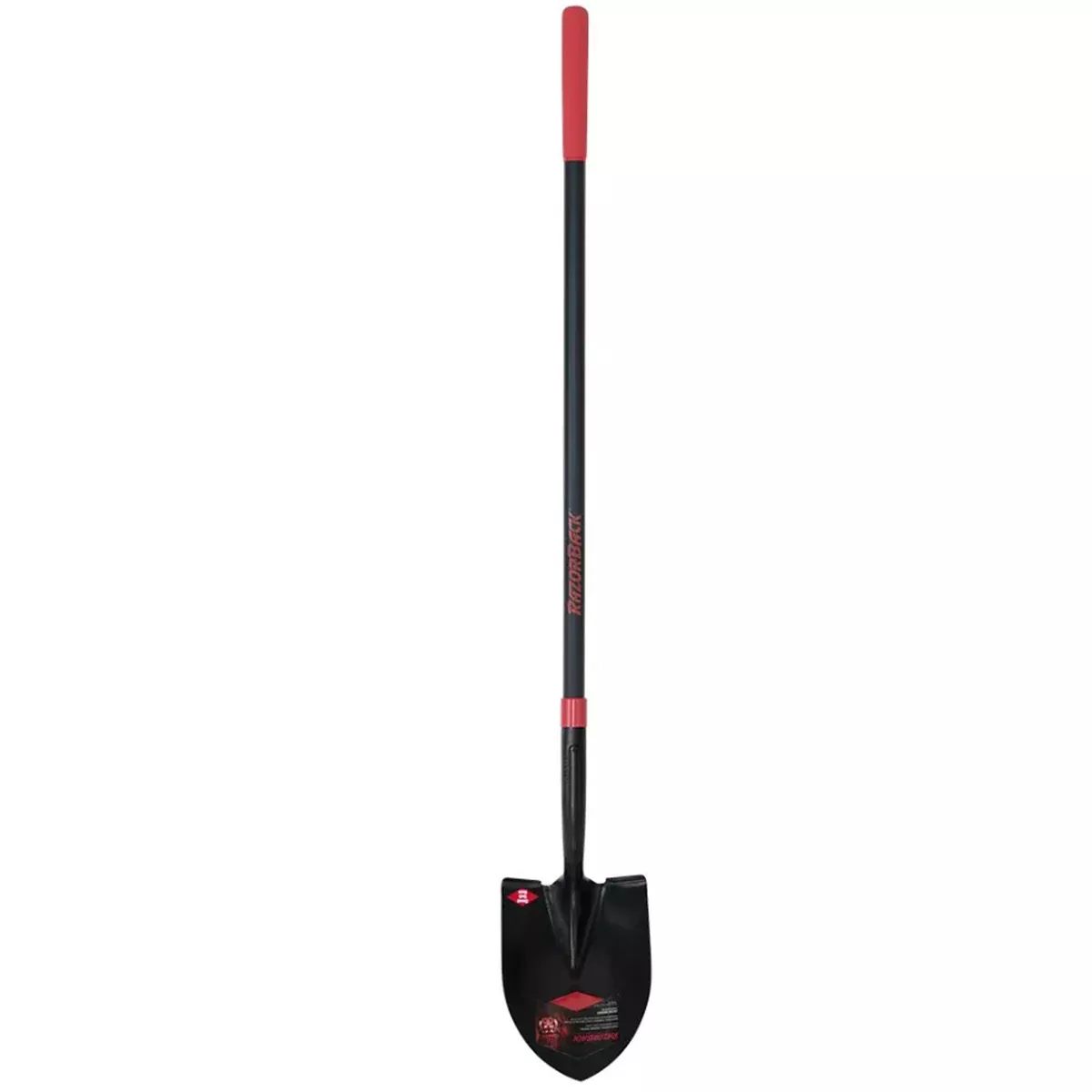 Razor-Back Round Point Shovel w/ 48 In. Fiberglass Handle