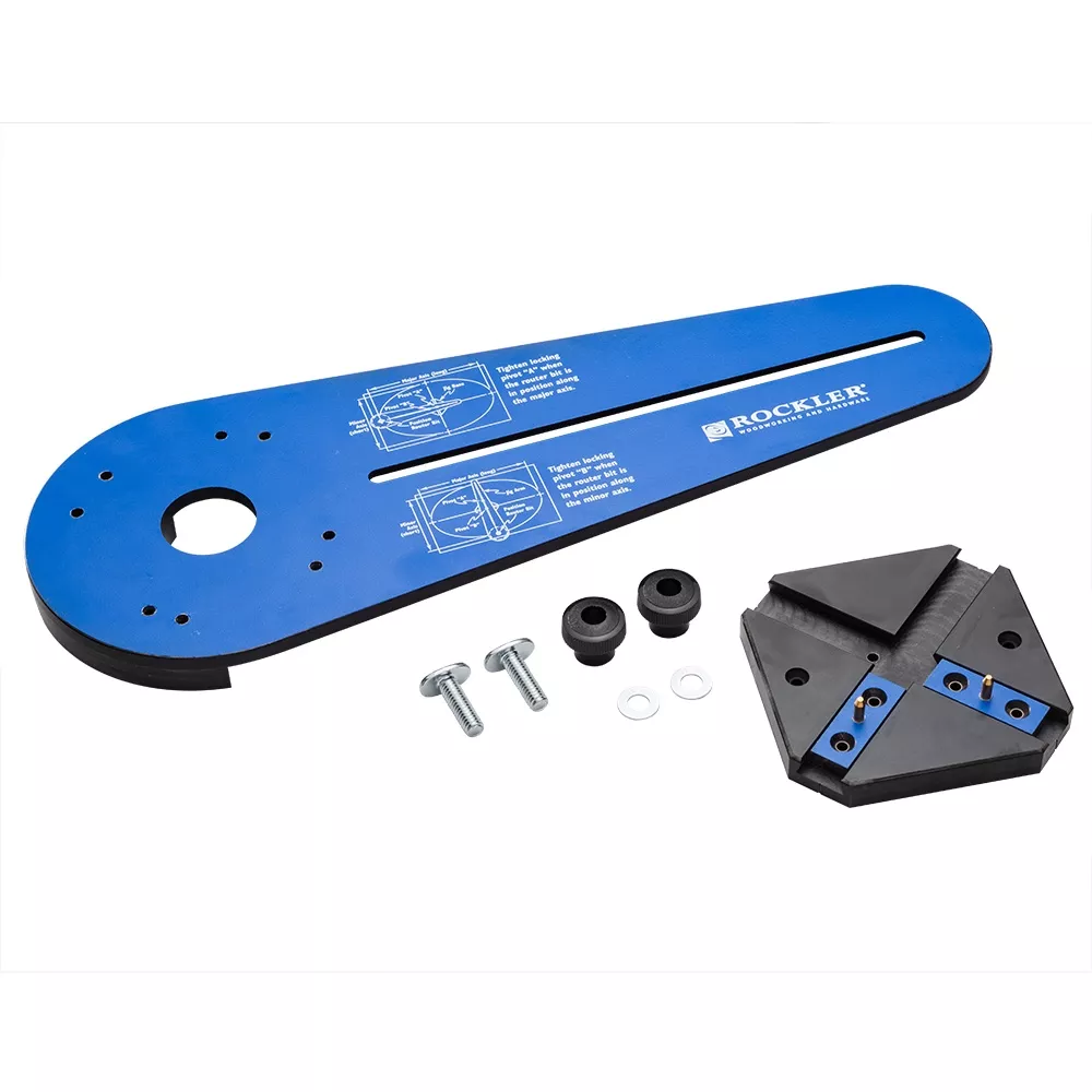 Rockler Ellipse/Circle Cutting Jig for Compact Routers