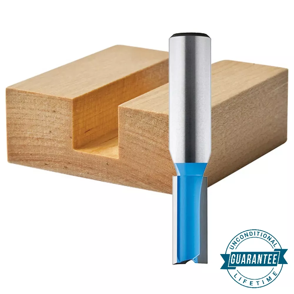 Rockler Undersized Straight Router Bits - 1/2" Shank