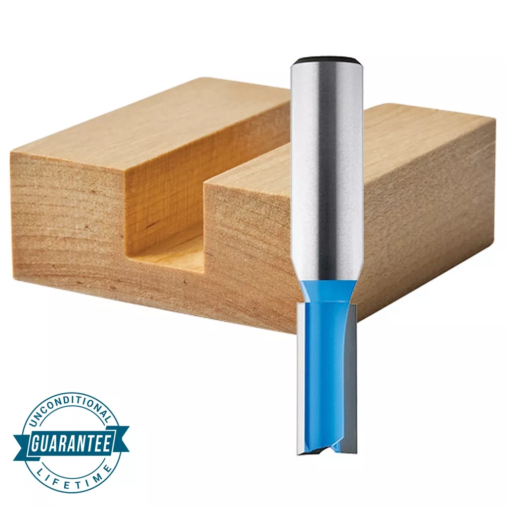 Rockler Undersized Straight Router Bits - 1/4" Shank