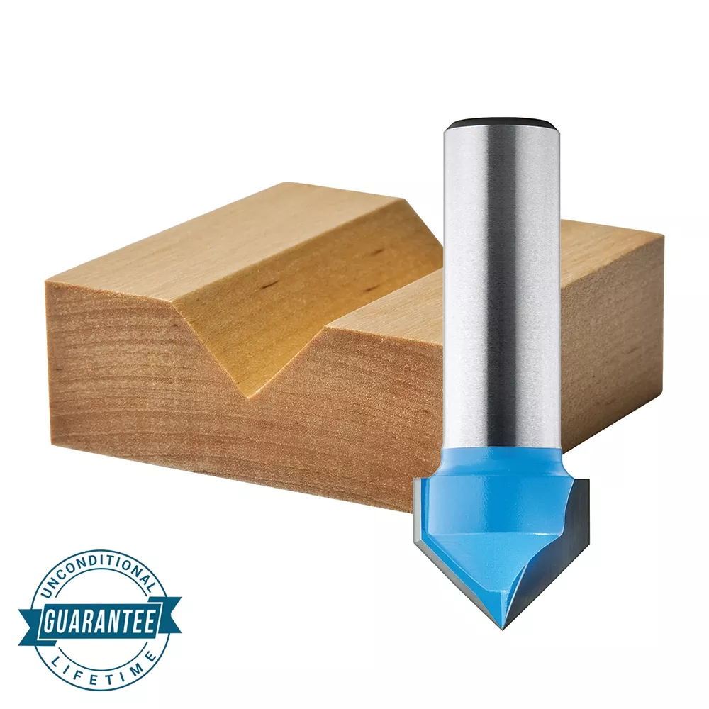 Rockler V-Groove Router Bits - 1/4" Shank