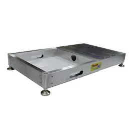 Roll Back Trays W/ Steel Feet
