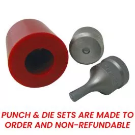 Round Punch & Die w/ Urethane Stripper