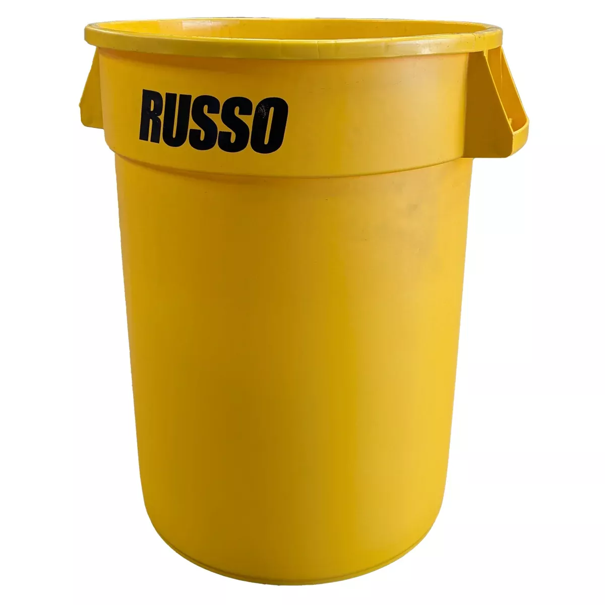 Russo Garbage Can 44 Gallon - Yellow